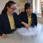 Science Week making liquid nitrogen ice-cream