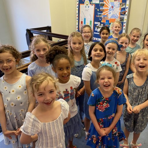 Blue Was The Chosen Colour For Pupils In Year 2 For St Mary’s Rainbow Day
